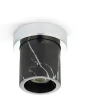 Design By Us Taklampe Miss Marble askegrå/krom, GU10 MR11