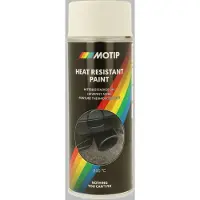 Motip varmebestandig spraymaling 400 ml, hvit