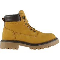 Tommy Hilfiger Vintersko - Ochre/Mørkebrun - - 36 - Vinterstøvler