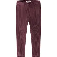 Name It Mini Leggings - Fløyelsvelur - NmfVeloa - Catawba Grape - - 4 år (104) - Leggings
