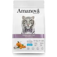 Amanova Voksen Sterilisert Fiskegodbit Kattemat 1.5kg