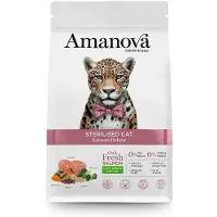 Amanova Luksus Kattemat Med Laks For Voksne Steriliserte Katter 1.5kg