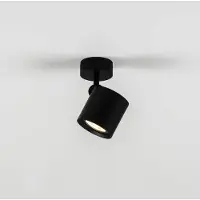 Milan Iluminación Milan Kronn taklampe 1 lys høyde 16,6 cm svart