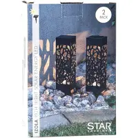 Star Trading LED-solcelle-dekolampe Izola med jordspyd 2-ersett