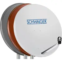 Schwaiger SPI996, 10,7 - 12,75 GHz, 38,5 dBi, Antrasitt, Aluminium, Plast, Stål, 75 cm, 745 mm