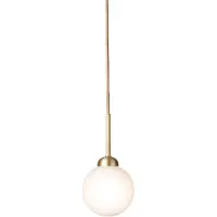 Nuura pendellampe Apiales 1, Ø 12 cm, svart/opal