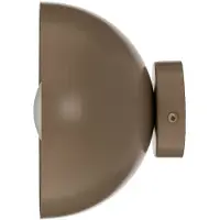 Emibig Vegglampe Bibi K1, beige, stål/glass, Ø 18 cm