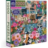 Eeboo English Flower Shop Puslespill