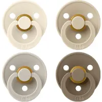 BIBS Colour Smokker - Str. 2 - 4-pack - Rund - Vanilla Mix - - 6-18 md - Smokk