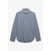Superdry Cut Away Poplin Skjorte Med Lange Ermer