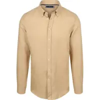 Steppin' Out Skjorte Lin Boull Beige Størrelse
