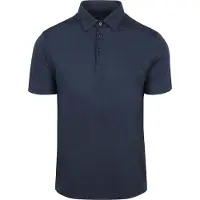 Desoto Poloskjorte Essential Navy Blå Mørkeblå Størrelse