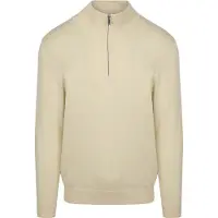 Profuomo Halvglidelå Gener Off White Beige Off-white tørrele