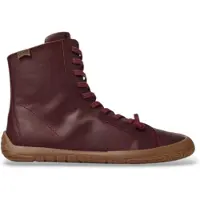 Camper for woman. K400861-004 Garnet Peu Path+ leather ankle boots (38), Flat, Zip, Casual, Maroon