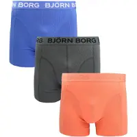 Björn Borg Bjørn Borg Bokser 3 Pakke Flerfarget Blå Svart Oransje Størrelse
