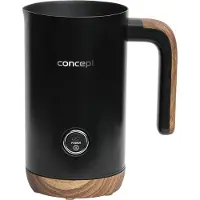 Concept NM4101, Håndholdt elektrisk melkeskummer, Svart, Rustfritt stål, 240 ml, 0,8 m, AC