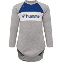 Hummel Body I/e - hmlMurphy - Grå Melert - - 68 - Langermet Body