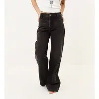 Ba&sh for woman. 1H26BRAN Black Ranja jeans (40), Casual, Denim