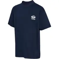 Hummel T-skjorte - hmlLøs - Dark Sapphire m. Trykk - - 5 år (110) - T-skjorte