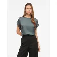 Vila Ellette Kort Ermet Bluse