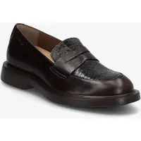 Wonders for woman. A-5301_5736_9332 Brown PENNY 01 Leather Moccasins (38), Flat, None, Classic
