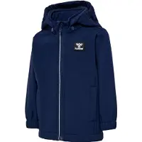 Hummel Softshell Jakke m. Fleece - hmlMars - Black Iris - - 2 år (92) - Softshell