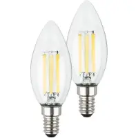 Briloner LED-pære E14 2,5W klar 3000K 525 lm Energiklasse A 2er