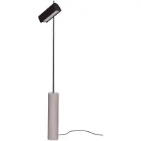 Hubsch LED-gulvlampe Reflector, brun, høyde 160 cm, jern