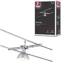 Paulmann 941.47, Overflateegnet, GU5.3, 1 ampuller, LED, 10 W, Kromfarget