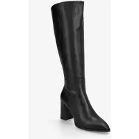 Wonders for woman. M-5443_5121_5792 Aurora Leather Boots 43 Black (41), 5 to 8 cm, Zip, Casual, Classic