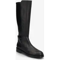 Wonders for woman. C-7705_5732_5792 Alazada 05 Black Leather Boots (36), 1 to 3 cm, Zip, Casual, Classic