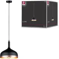 Paulmann Toppmoderne pendellampe Embla i svart