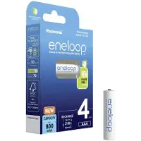 Panasonic eneloop BK-4MCDE - Batteri 4 x AAA - NiMH - (ladbare) - 800 mAh