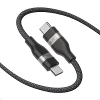 Anker - USB-kabel - USB-C (hann) til USB-C (hann) - 1.8 m - USB Power Delivery (240 W), flettet - svart