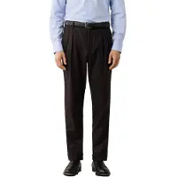 Hackett London for man. HM2100168 Brown Plain Flannel trousers (40/32), Casual, Wool, Classic