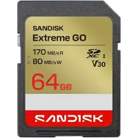 SanDisk Extreme GO SD-minnekort 64 GB SDSDXGN-064G-GNCIN SDXC UHS-I U3 V30