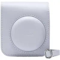 Fujifilm Instax - Eske for kamera - kunstlær - clay white - for Instax Mini 12