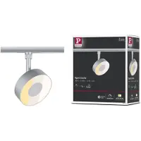 Paulmann URail LED-spot Circle, matt krom, CCT, dimbar