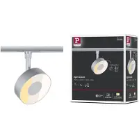 Paulmann URail LED-spot Circle, matt krom, 3-trinns dimming, CCT