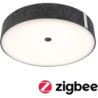 Paulmann Smart LED-taklampe Malika antrasitt Ø 40 cm filt