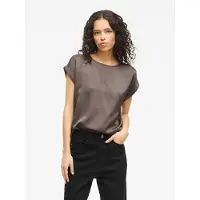 Vila Ellette Kort Ermet Bluse