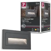 Paulmann Long innfelt LED-vegglampe for utebruk