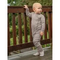 Joha Jumpsuit - Ull/Silke - Mørk Beige - - 70 - Jumpsuit