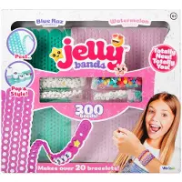 Jelly Bands Kreativt leker - 300 Perler - Blue Raz/Watermelon - - OneSize - Kreativt leker