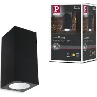 Paulmann Flame utelampe 2 lys 12,8 cm antrasitt