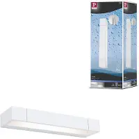 Paulmann LED-vegglampe Lucille, hvit, 40 cm, 3-trinns dimbar, IP44