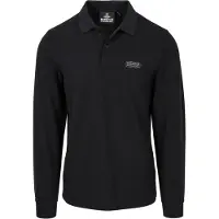 Barbour International Langermet Polo Black Svart Størrelse