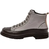 Art unisex. 1189511GB003_039 Ankle boots 1895 Birmingham grey (44), Flat, Laces, Casual, Nylon