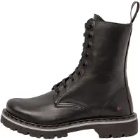 Art unisex. 111671301003_001 Leather Ankle Boots 1167 Marina black (39), Flat, Zip, Casual