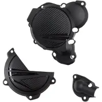 Polisport Ktm Exc/xc-w 250/300 24/husqvarna Te 250/300 24 Clutch Og Tenning Dekselbeskytter